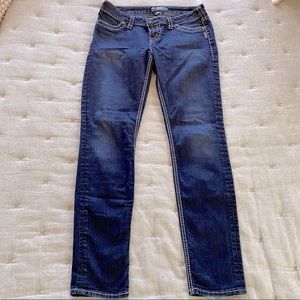 Silver Dark Wash Jeggings